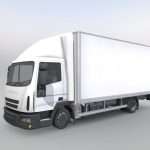 medium truck 3d model