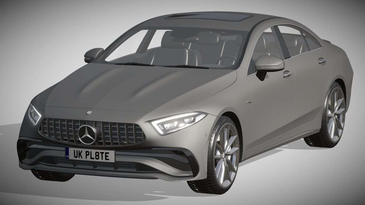 mercedes amg cls 53 2022 3d model