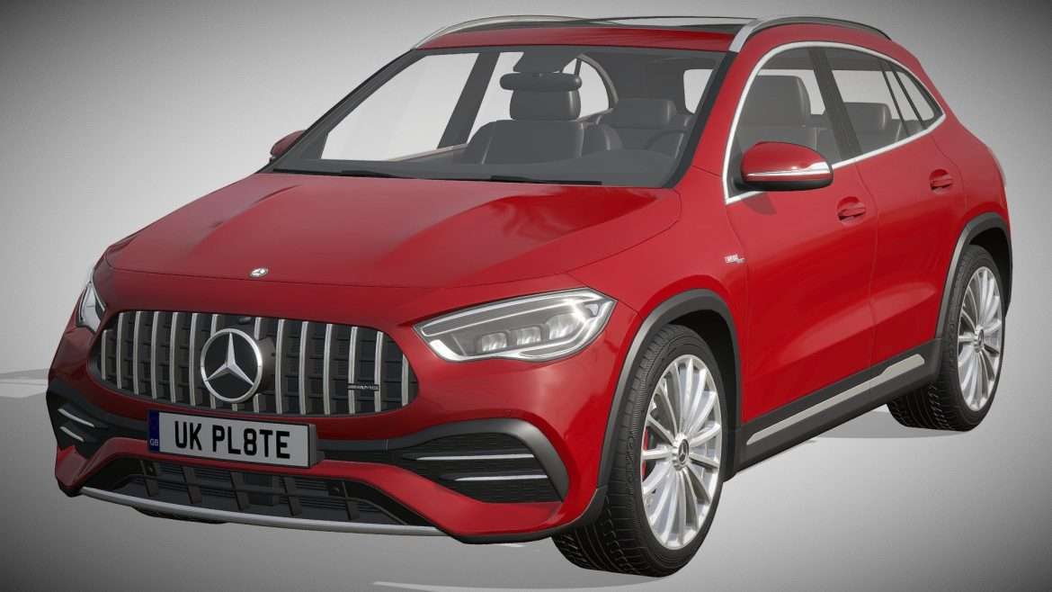 mercedes amg gla 35 4matic 3d model