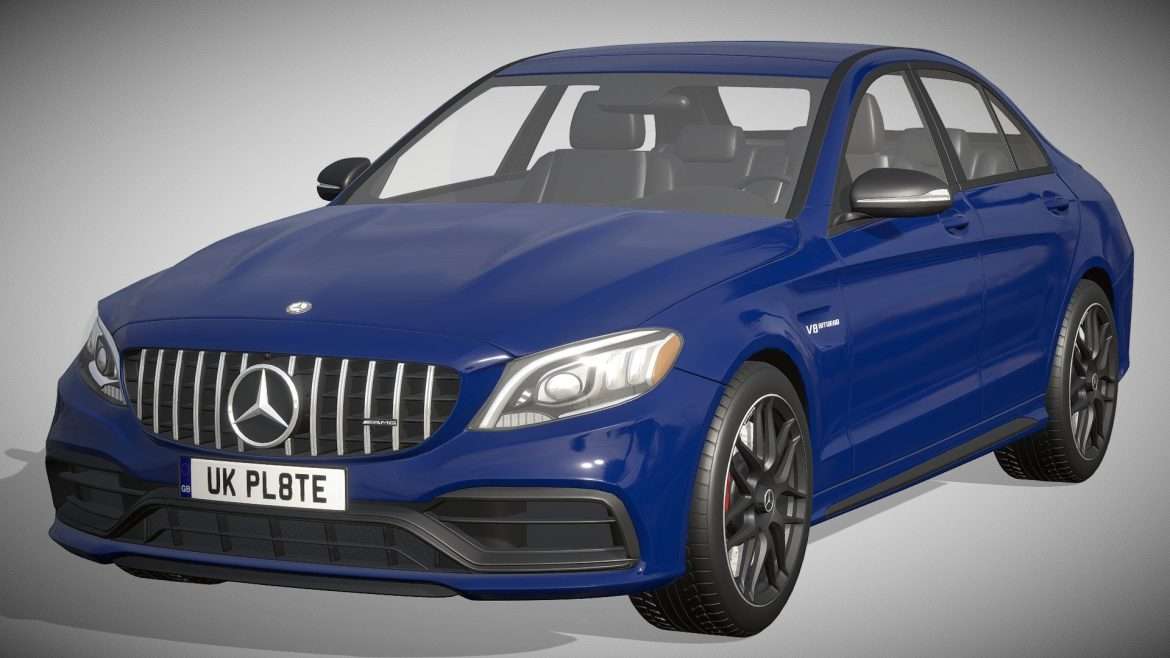 mercedes benz c63 3d model