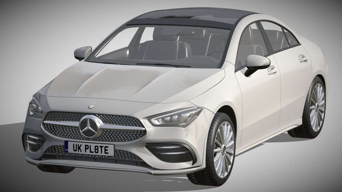 mercedes benz cla coupe 250 2020 3d model