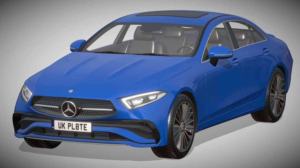mercedes benz cls 2022 3d model