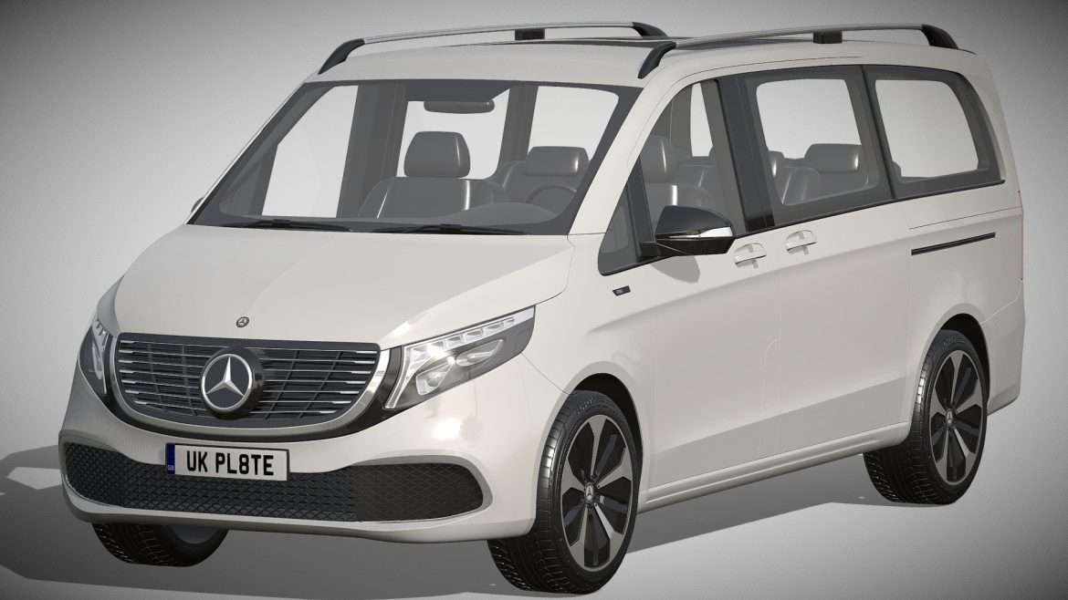 mercedes benz eqv 3d model