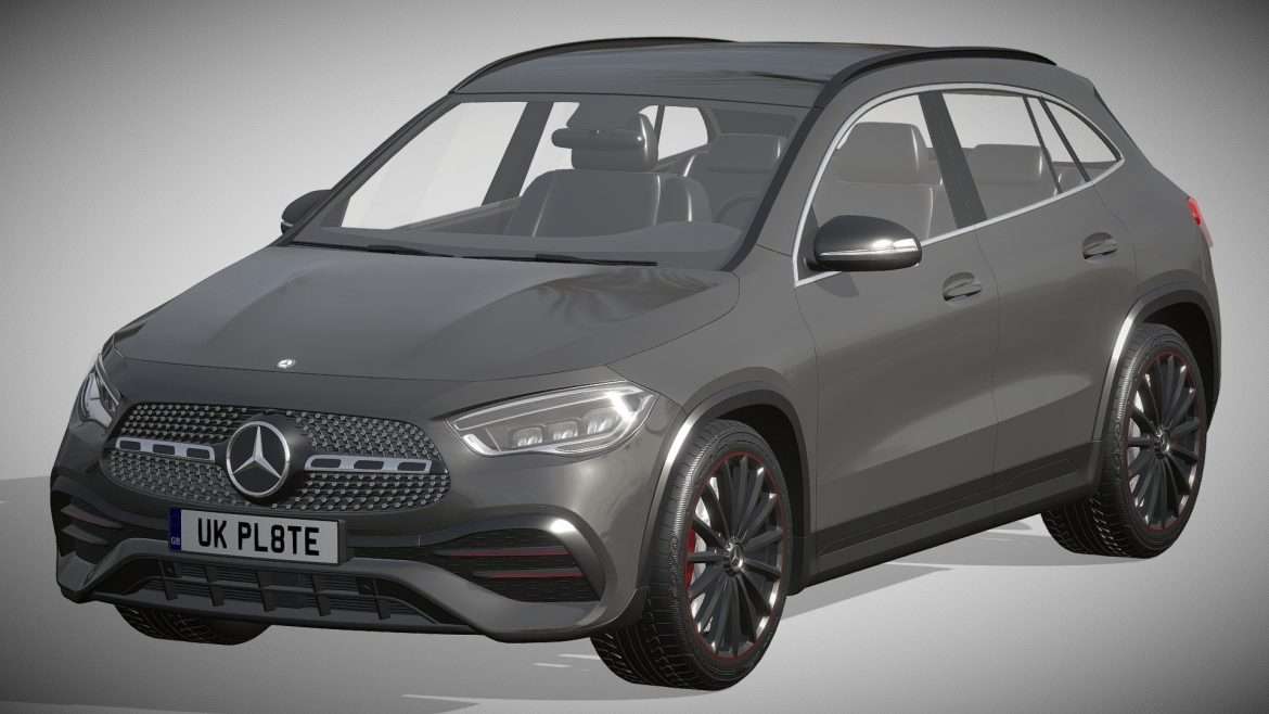 mercedes benz gla 2020 3d model
