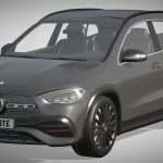 mercedes benz gla 2020 3d model