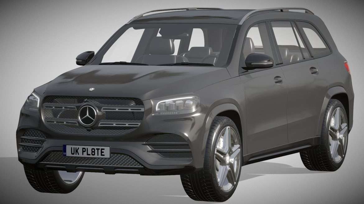 mercedes benz gls 3d model
