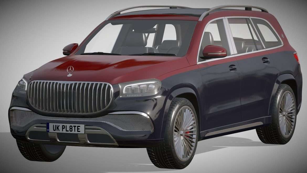 mercedes benz maybach gls 3d model