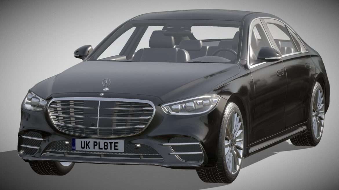 mercedes benz s class amg 2021 3d model