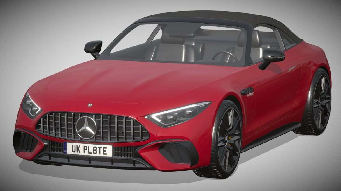 mercedes benz sl 63 amg 3d model