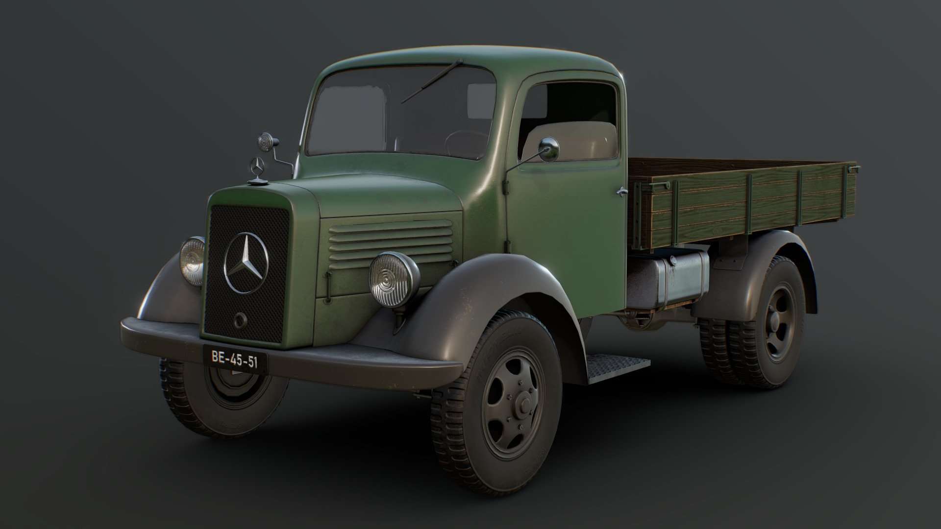 Mercedes L1500 cargo truck