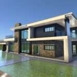 Modern large cottage for big family