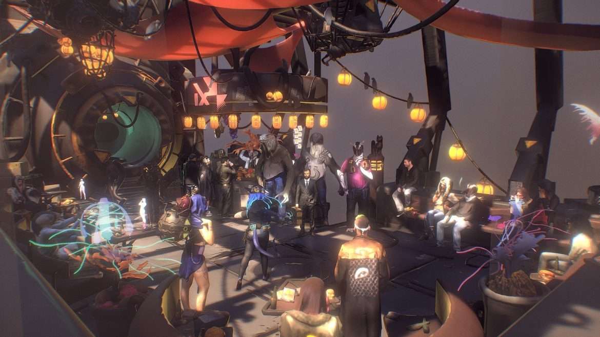 neon slums air lochs bar 3d model