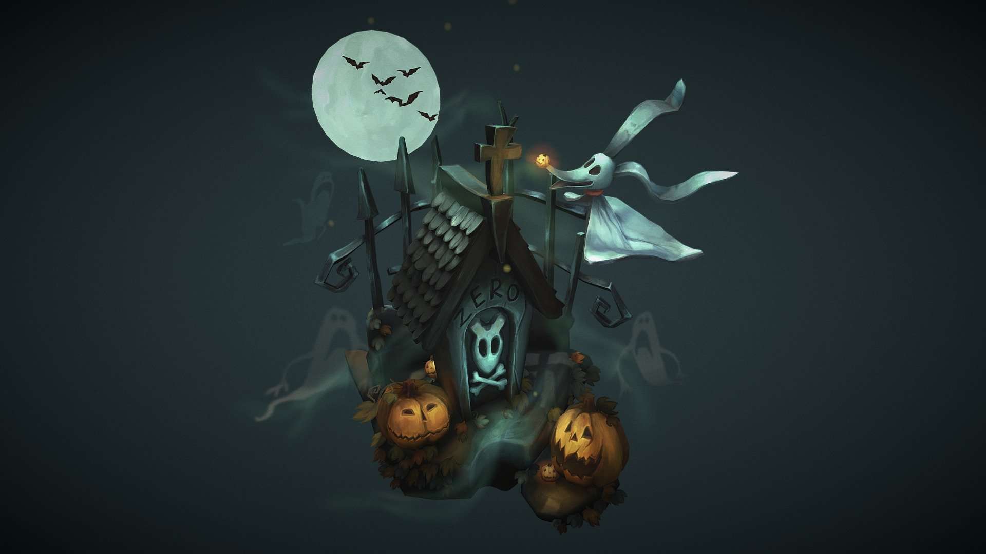 Nightmare Before Christmas – Zero’s Grave