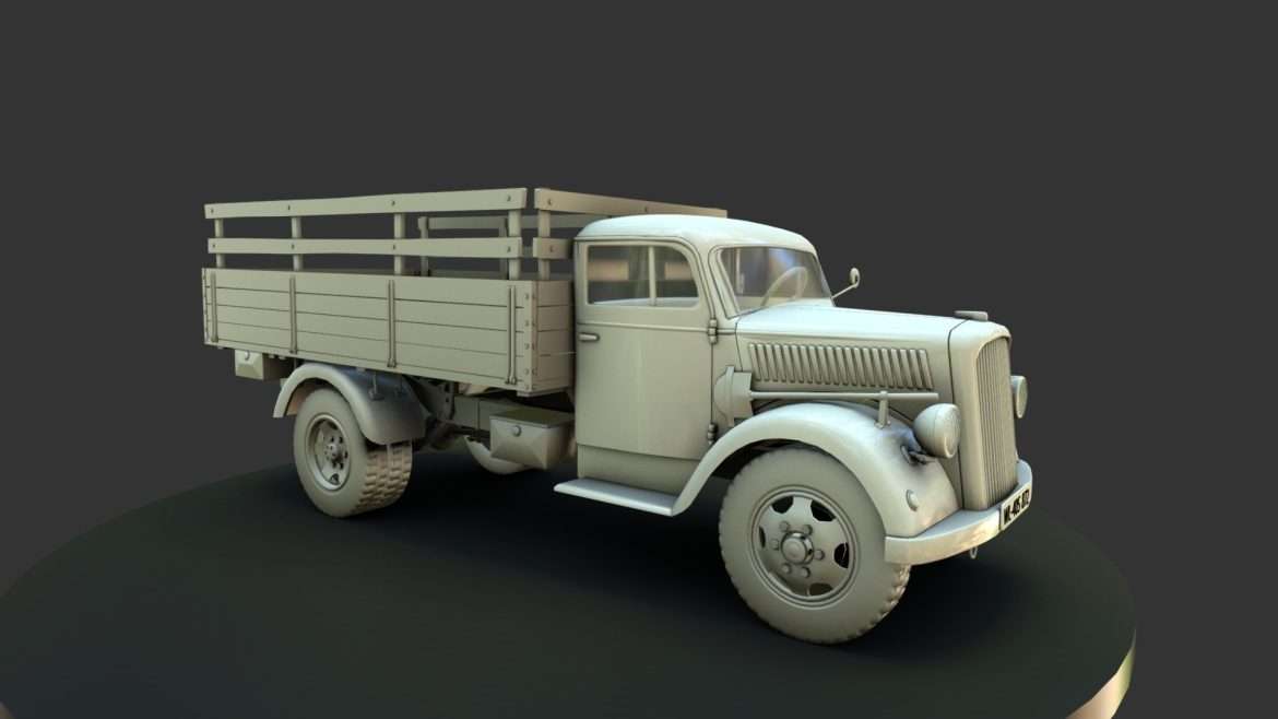 opel blitz 3d model