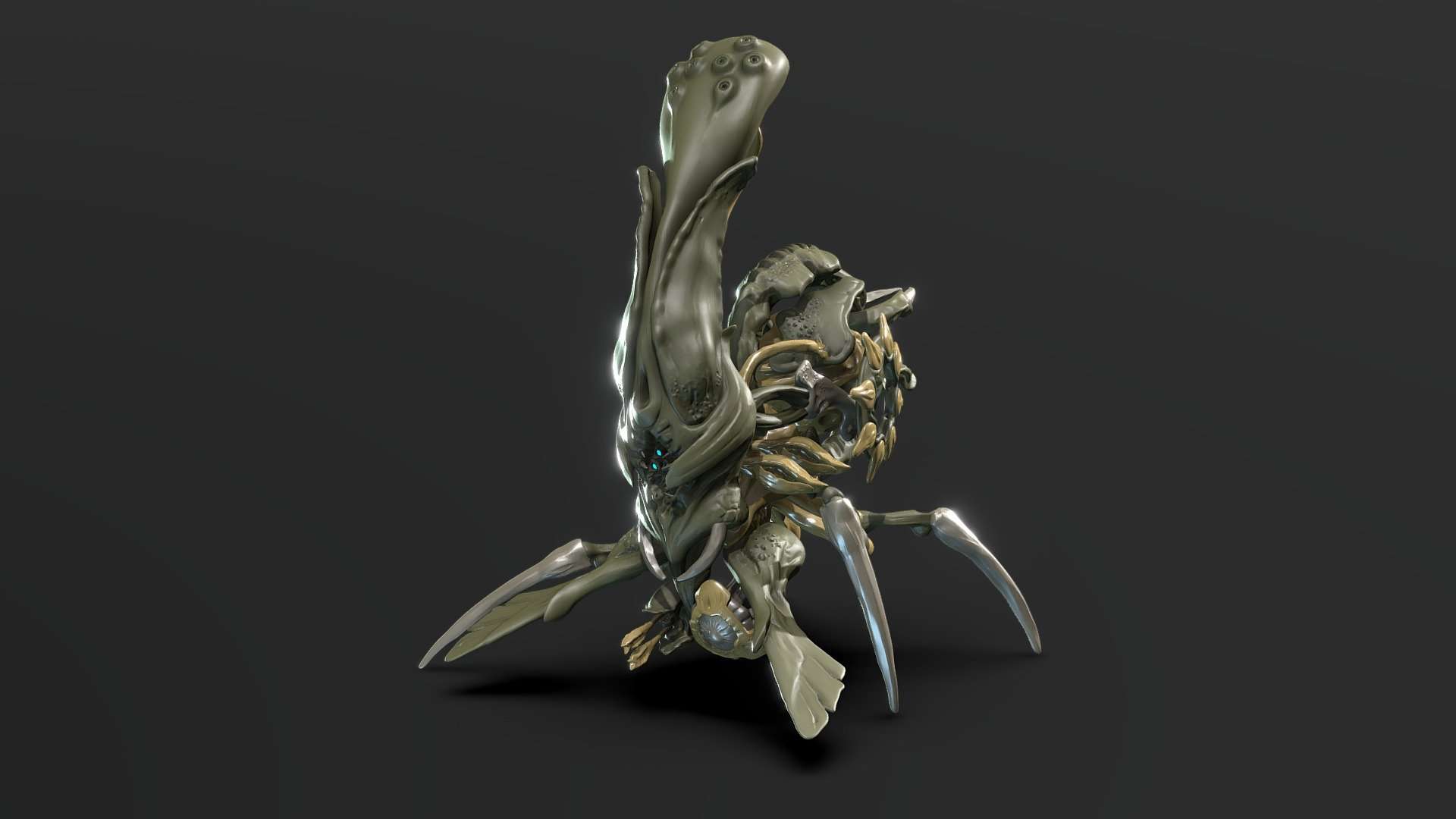 Orchid Drone – Materials previs – Posed