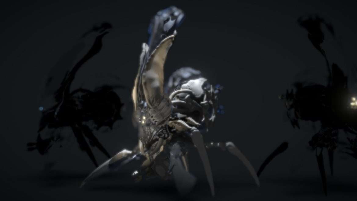 orchid drone poses 3d model