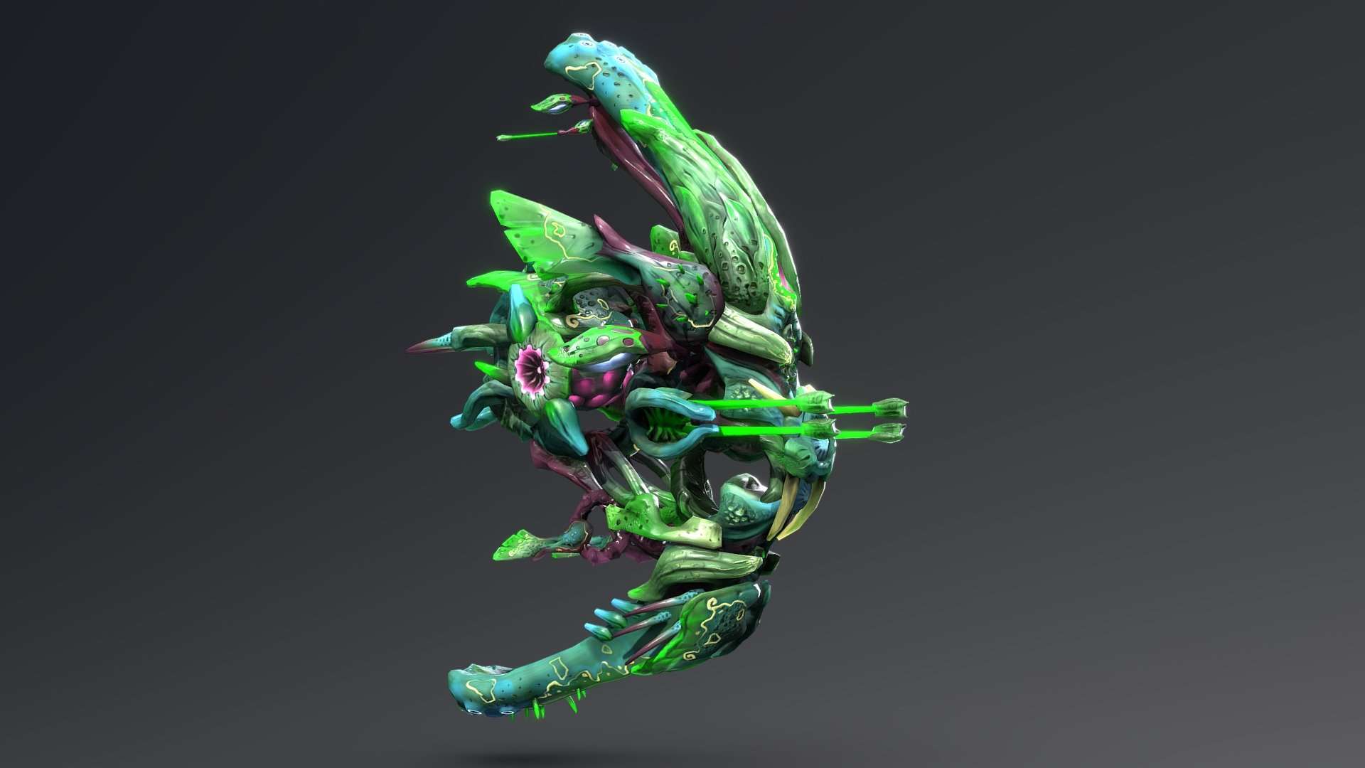Orchid Drone V1 – Lowpoly PBR