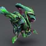 Orchid Drone V4 – Lowpoly PBR