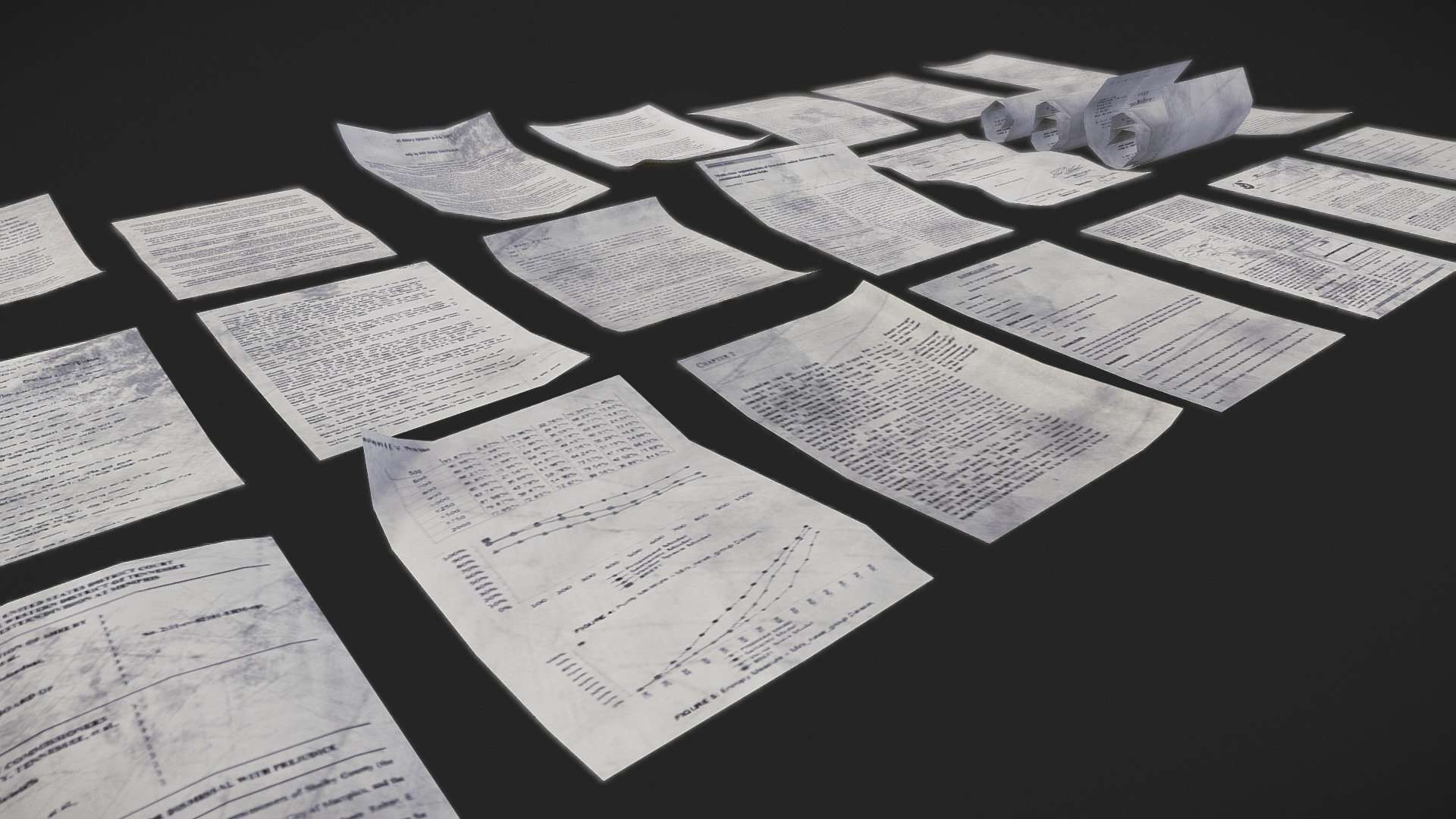 Paper Debris – Low Poly