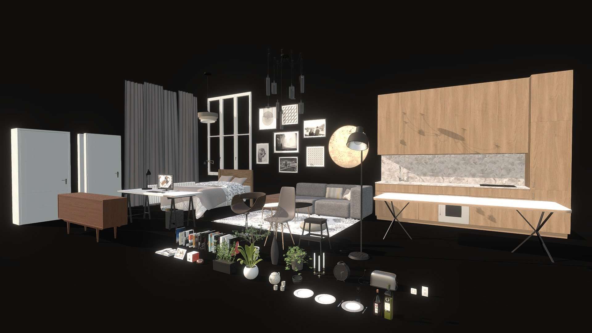 PBR Archviz Asset Pack