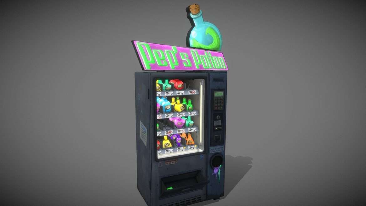 peps potion machine sketchfabweeklychallenge 3d model