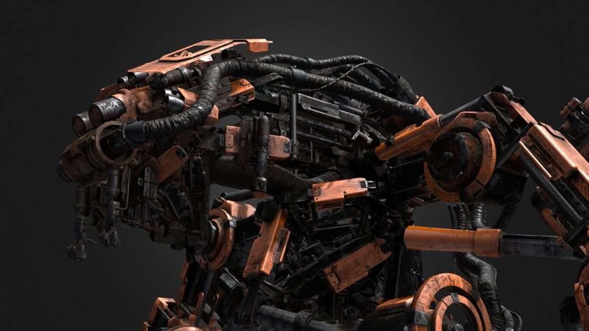 pneaumatic robot 3d model