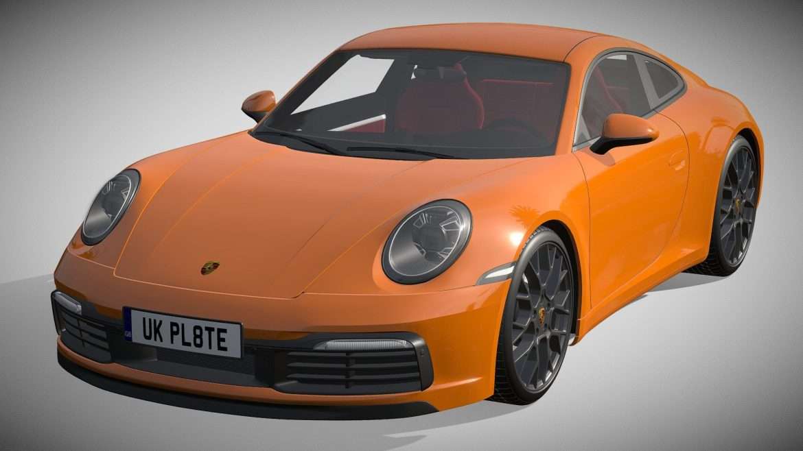 porsche 911 carrera s 2019 3d model