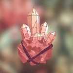 red crystals 3d model