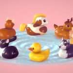 RUBBER BATH TOYS