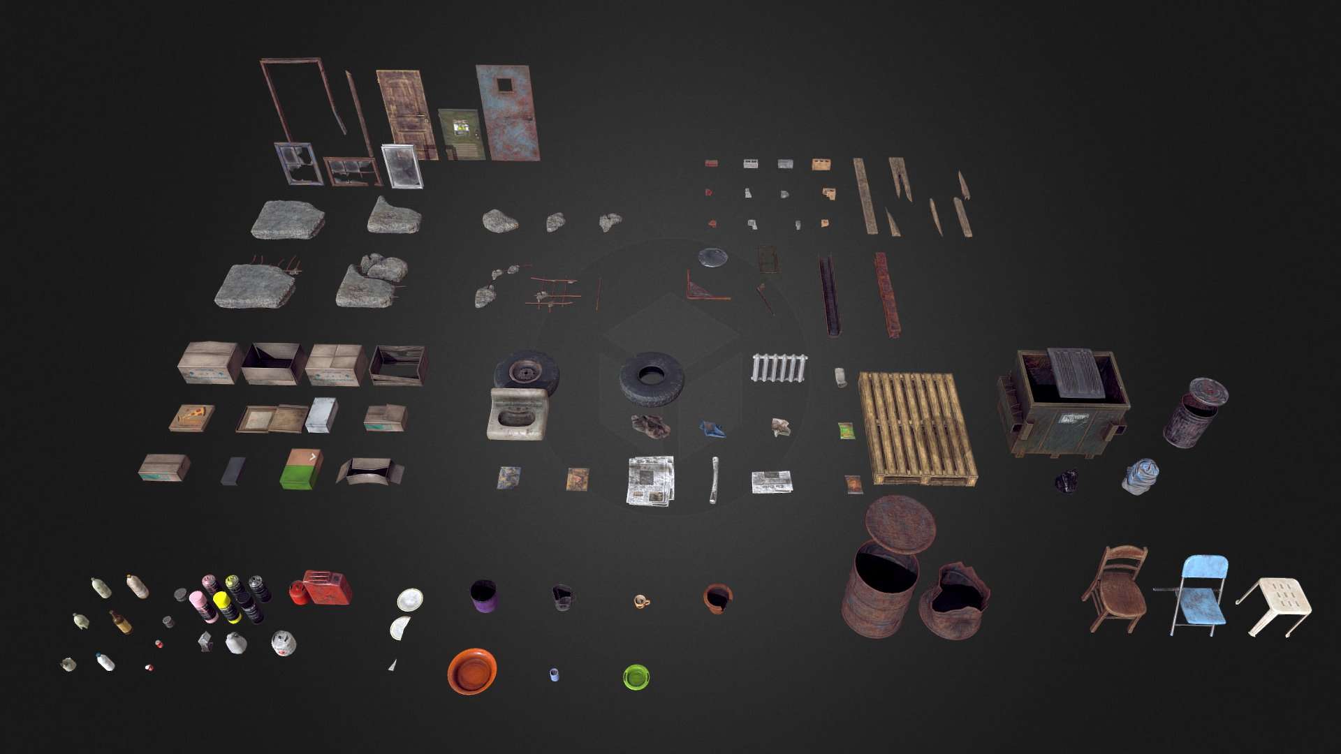 Rubble Debris Trash Pack