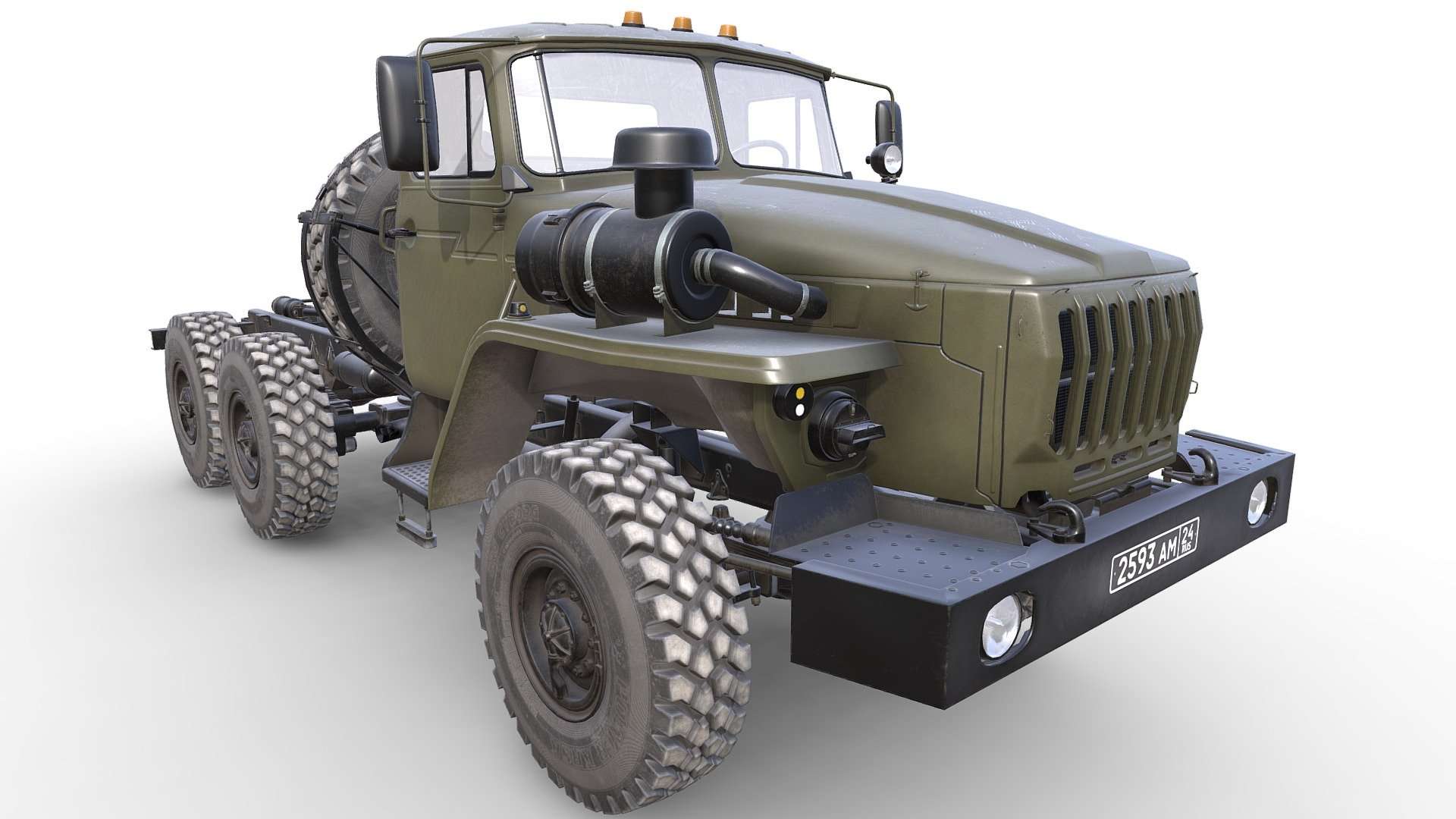 RUSSIAN MILITARY TRUCK URAL-4320