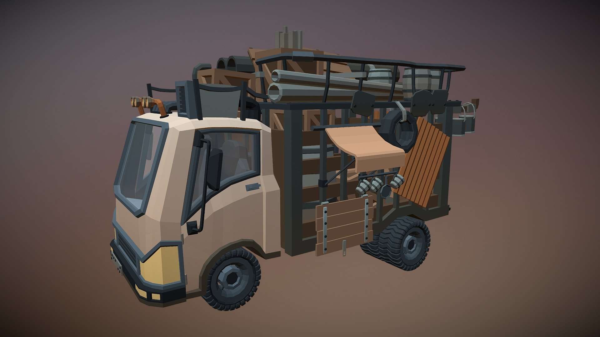 Scavenger Scrap Collecting Truck