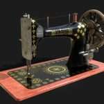 sewing machine 3d model