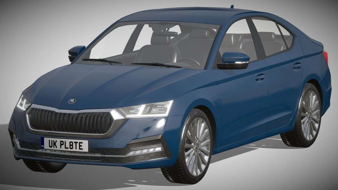 skoda octavia 2020 3d model