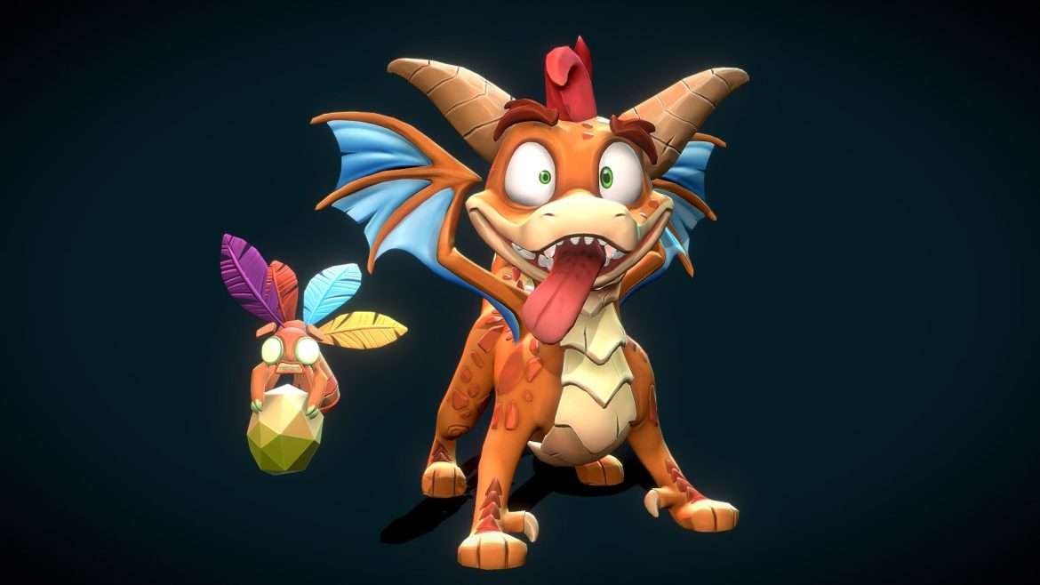sprash dragdicoot 3d model