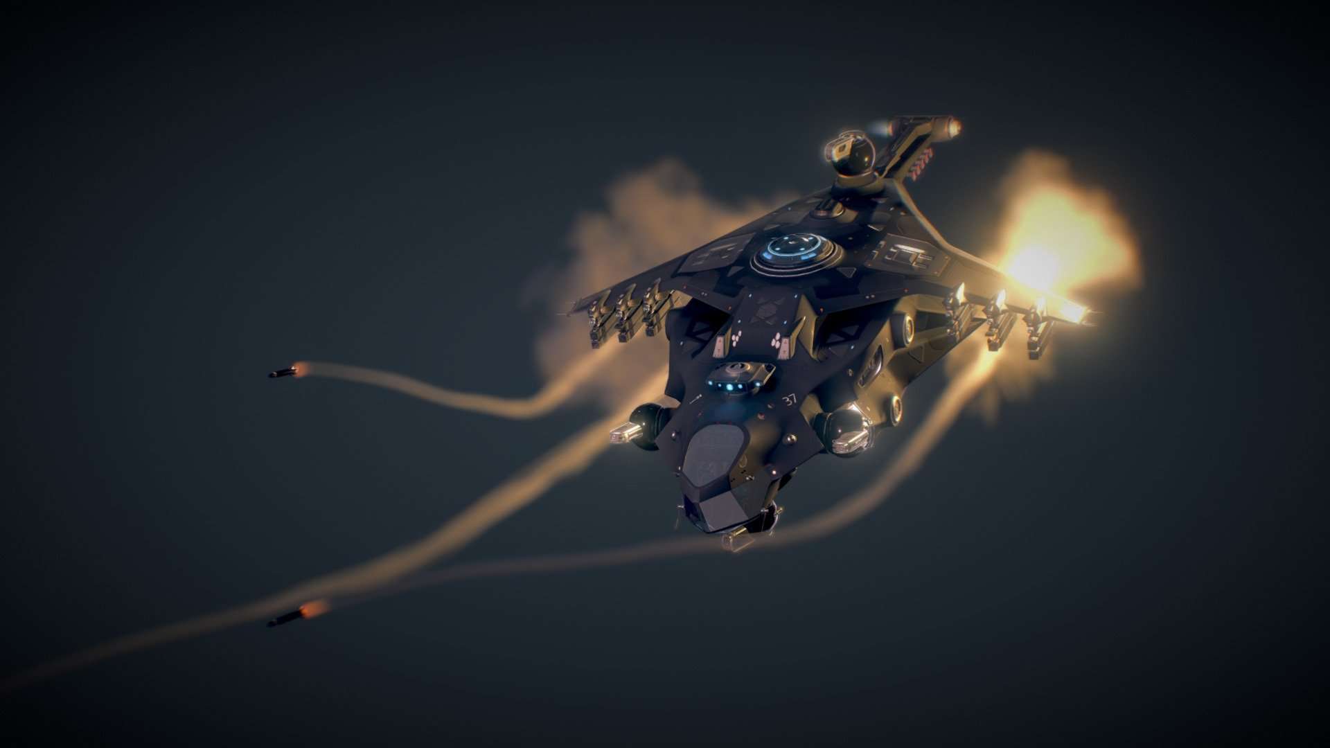 Star Conflict Gunship “Wolfhound”