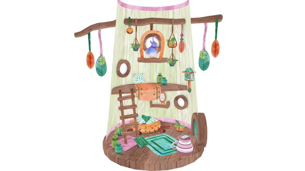 the birds room 3d model