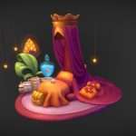 The Princess’ bed