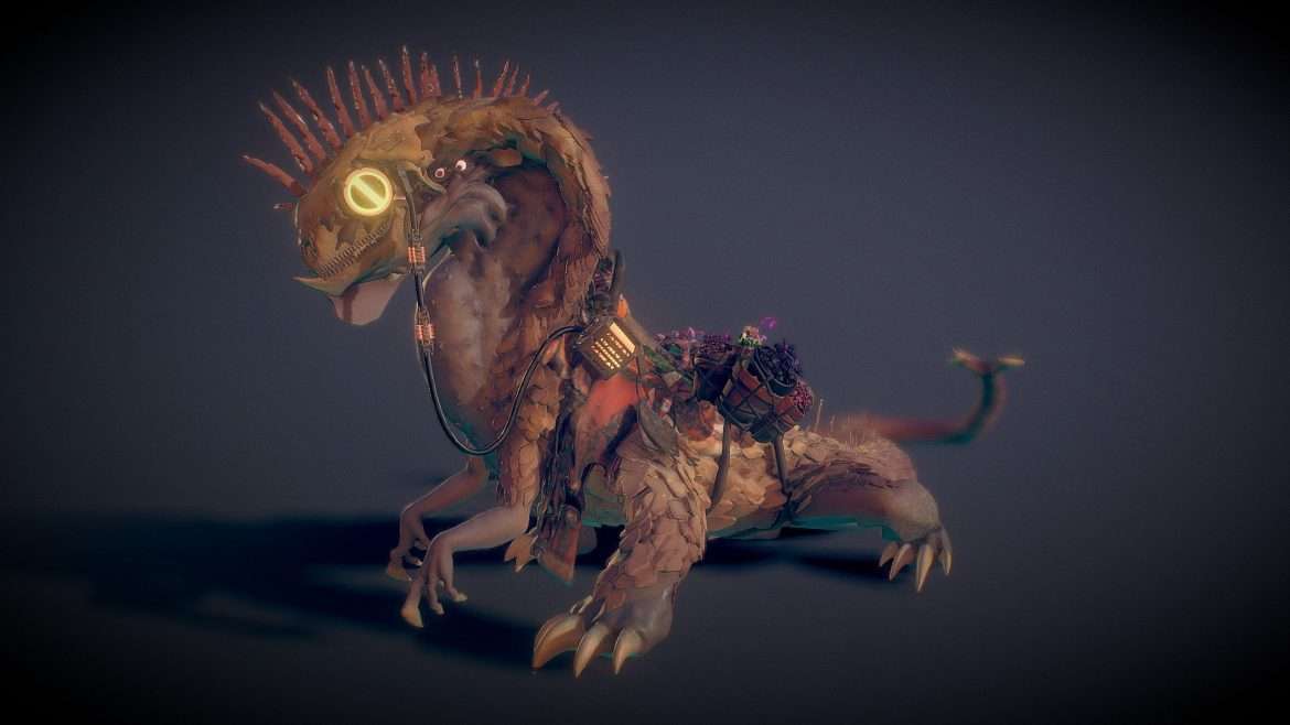 the wastes rock rider 3d model