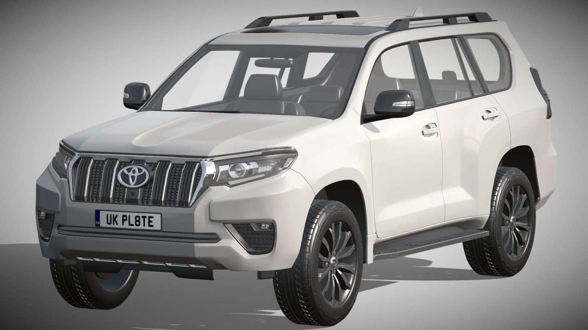 toyota land cruiser 2021 3d model