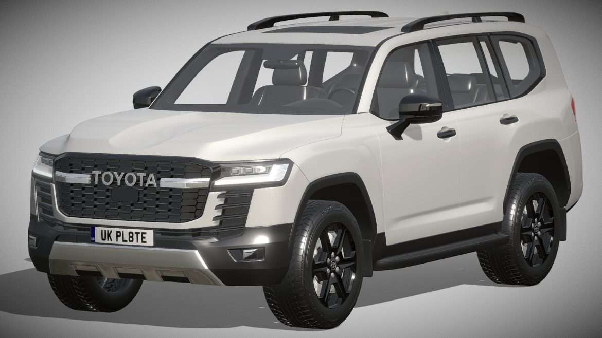 toyota land cruiser gr sport 2022 3d model