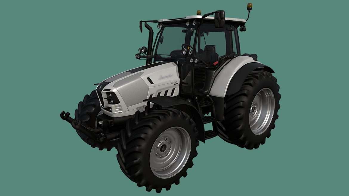 3d farm tractor 3d model