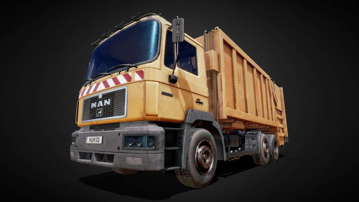 truck from the bobot 3d model