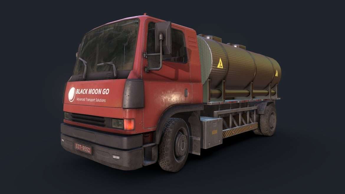 truck tank 3d model