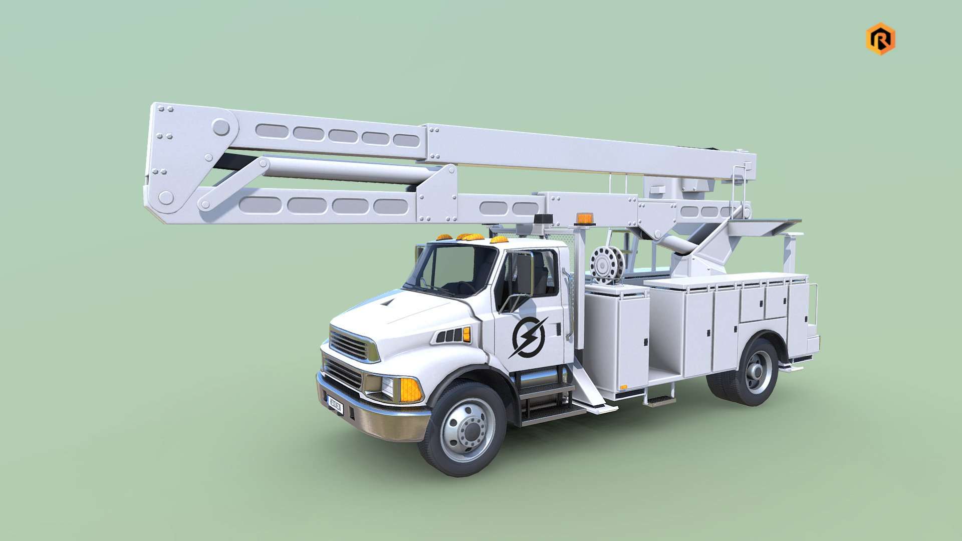 Truck With Crane