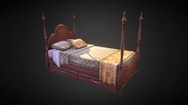 Victorian furniture bed