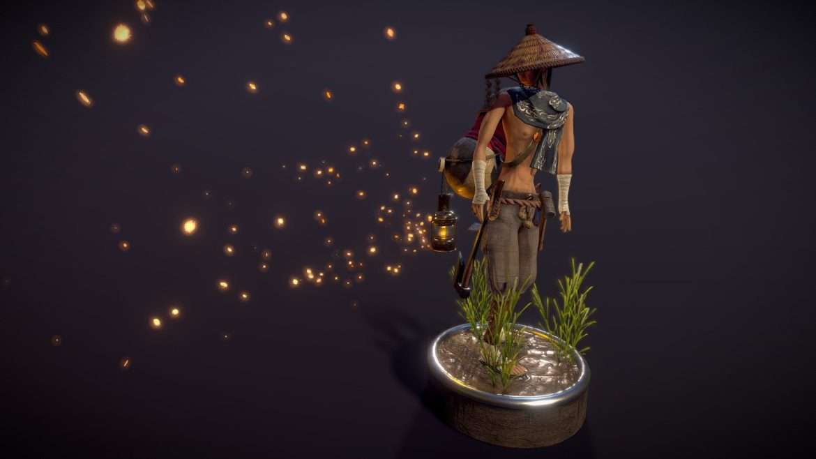 villager of iga 3d model