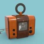 Vintage 1940’s Television PBR – GameReady