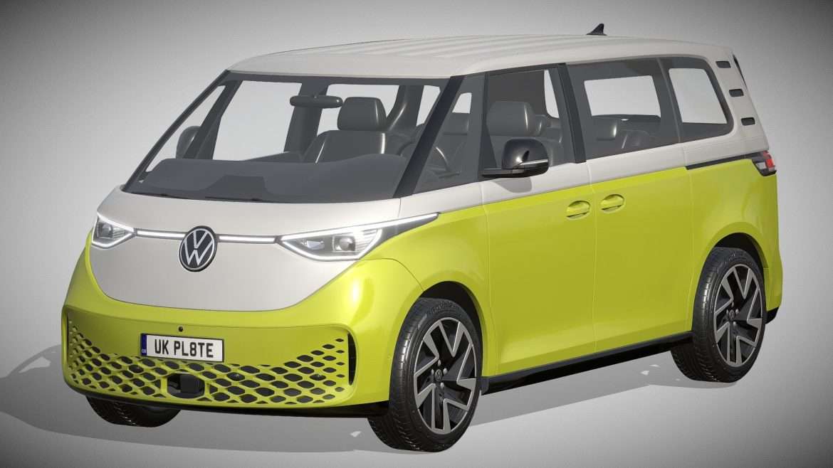 volkswagen id buzz 2023 3d model