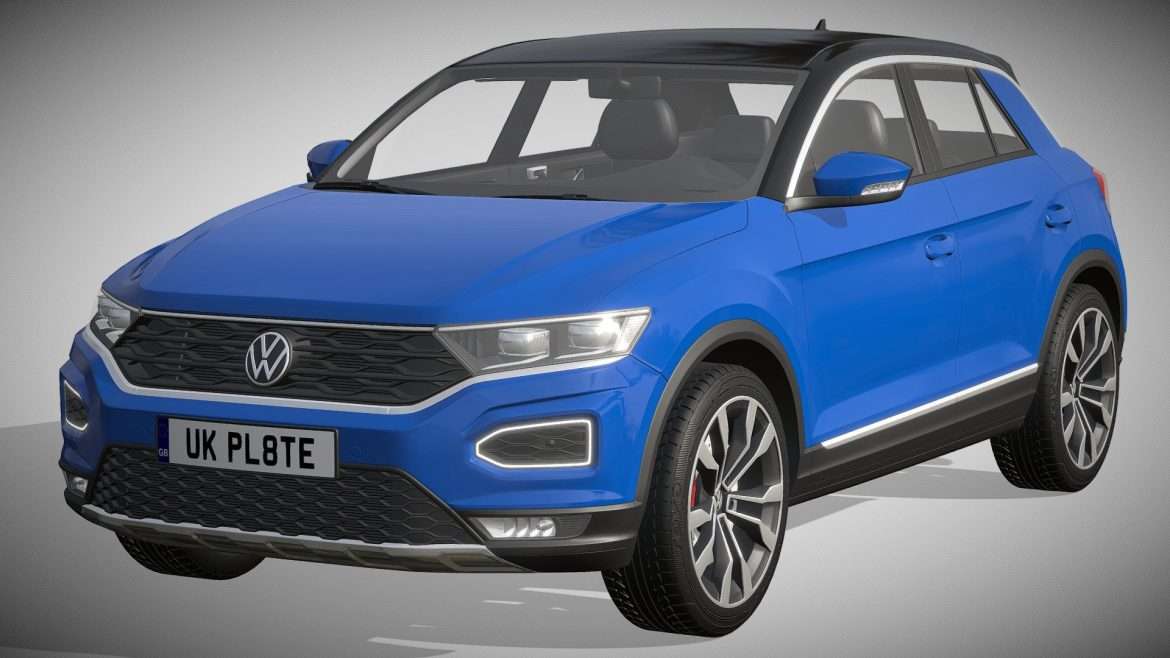 volkswagen t roc 3d model
